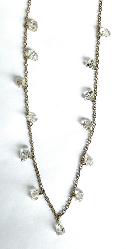 Pom Jewelry Herkimer Diamond Necklace in Sterling Silver