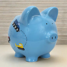 Load image into Gallery viewer, Child To Cherish Construction Piggy Bank

