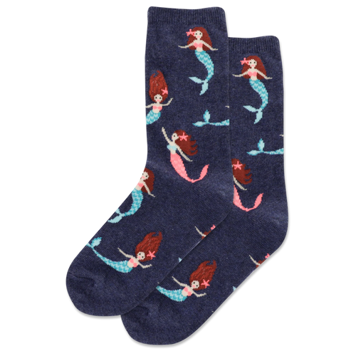 HOTSOX KID'S MERMAID CREW SOCKS-M/L