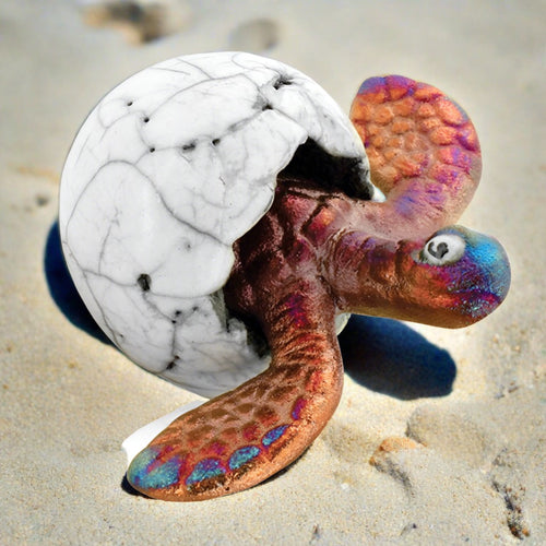 Raku Potteryworks Turtle Hatching-Medium