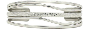 Sergio Lub Silver Tide Bracelet 844M-With Magnets
