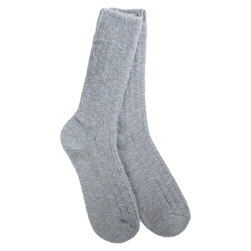 Crescent Sock Company Weekend Ragg Feather Crew- Smokey