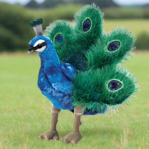 Folkmanis Peacock Hand Puppet