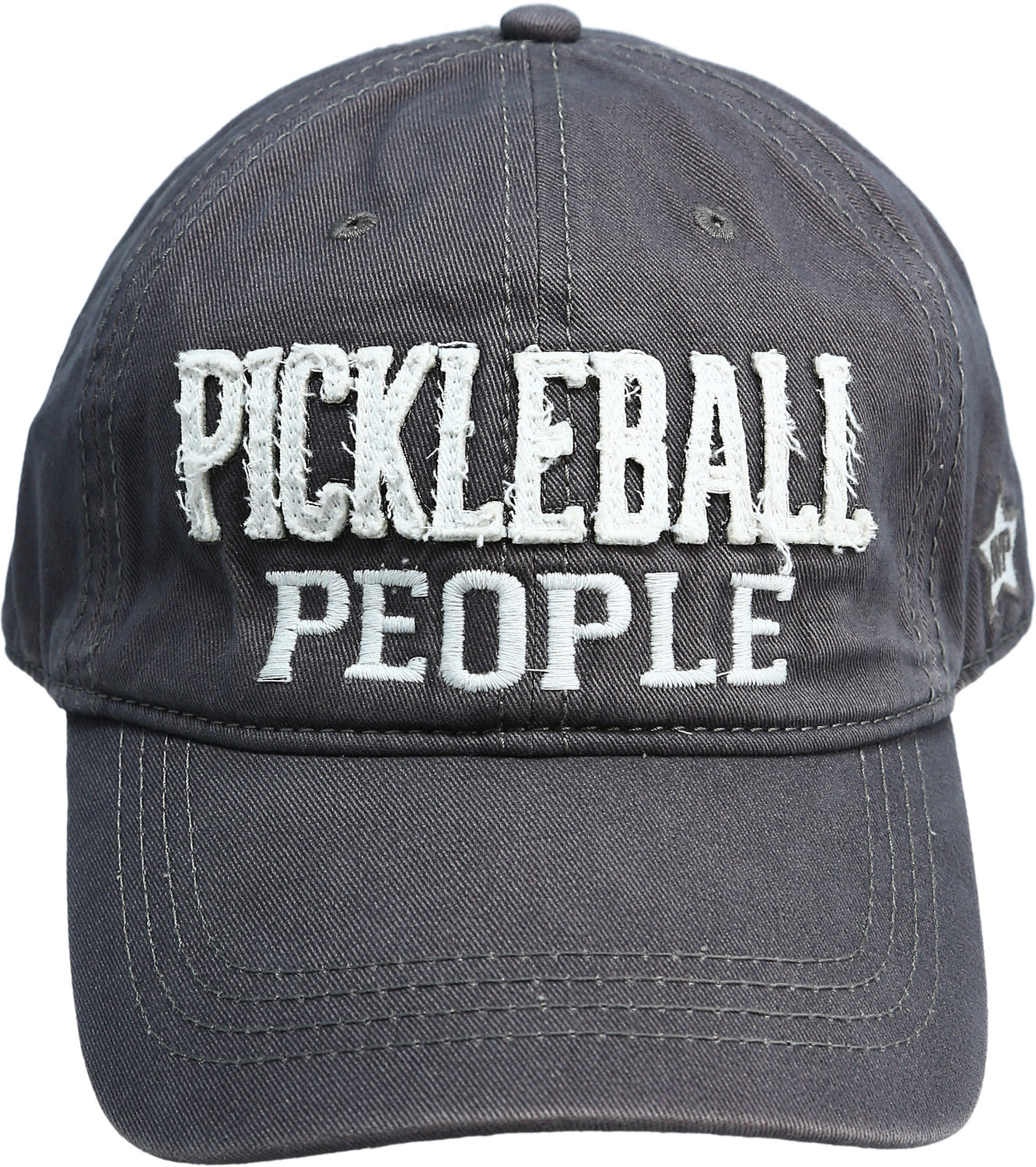 Pavilion Gift Company Pickleball People - Dark Gray Adjustable Hat