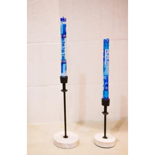 Kapula PaintedHamsa Candle-Pair of 9