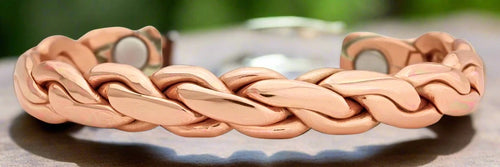 Sergio Lub Copper Chain Bracelet 794M-With Magnets