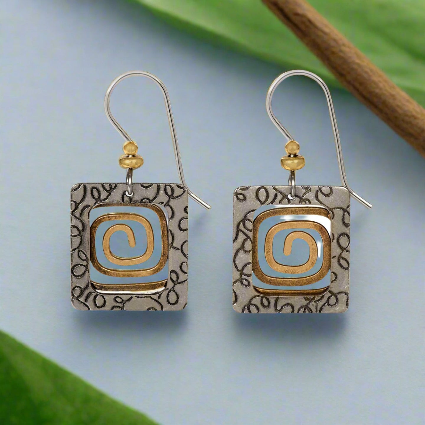 Silver Forest Earrings NE-1556