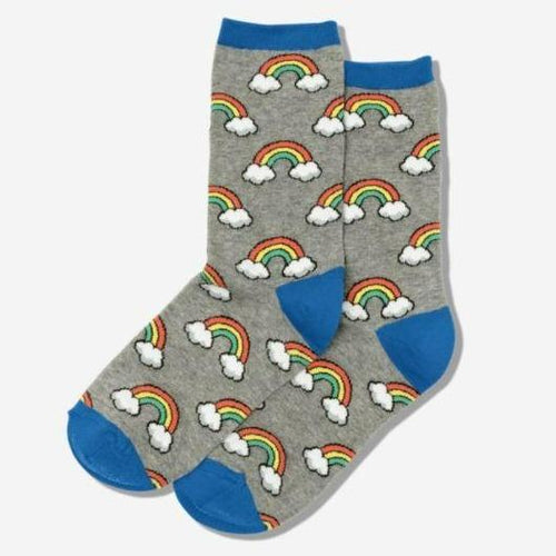 Hotsox Women's Rainbow Crew Sock