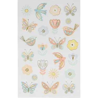 Meri Meri Birds & Butterflies Tattoo Sheets (x 2 sheets)