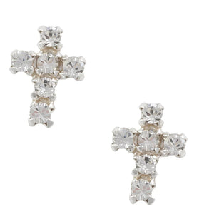 Tomas Crystal Cross Studs-20082