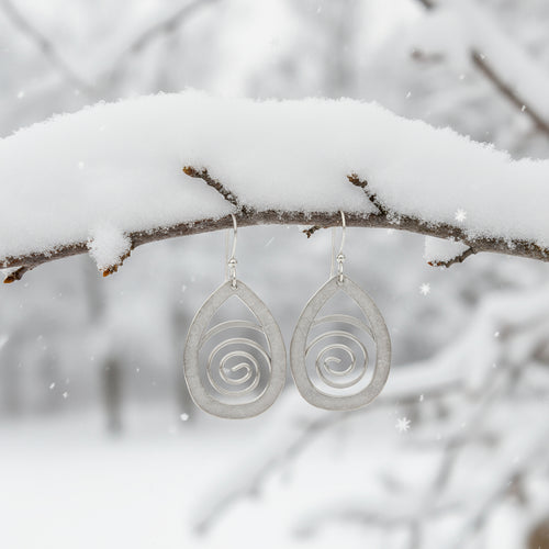 Silver Forest Earrings NE-1627