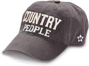 Pavilion Gift Company County People Dark Gray Snapback Country Hat