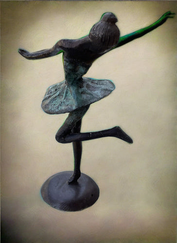 Kofi Awudu Lost Wax Bronze Statue- Ballerina