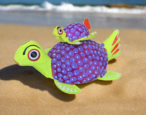 Oaxacan Sea Turtle w/Baby-Munoz
