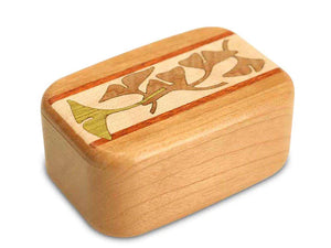 Heartwood Creations 3" Tall Wide Cherry - Ginkgo Marquetry (SC8451-30)