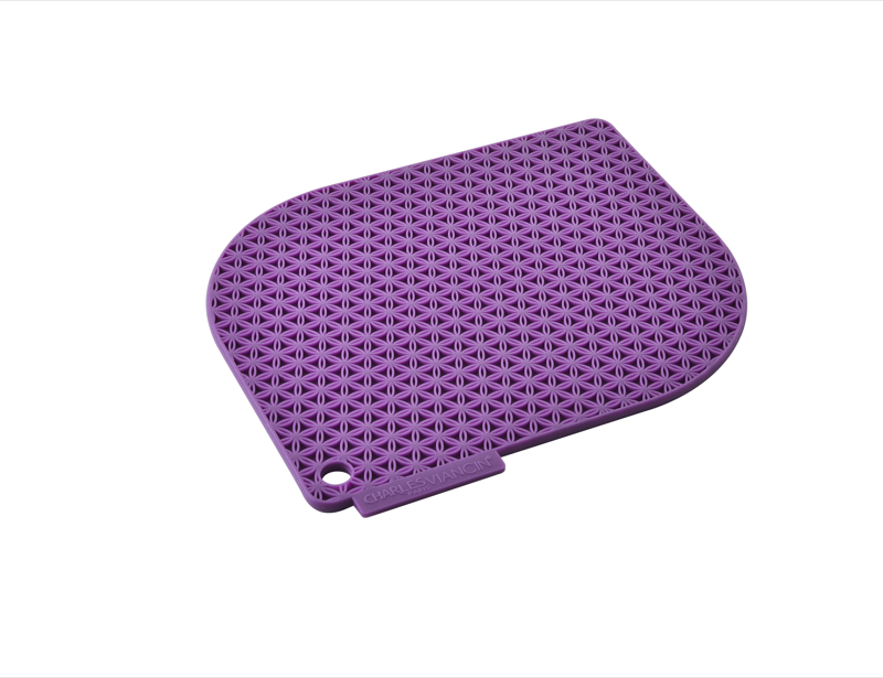 Charles Viancin Honeycomb Pot Holder-Purple