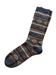Tey-Art Santa Fe Alpaca Socks, Denim- Medium
