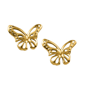 Tomas Butterfly Studs in Gold-20126G