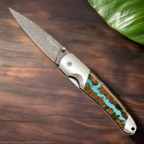 Santa Fe Stoneworks Damascus Collection Vein Turquoise 4