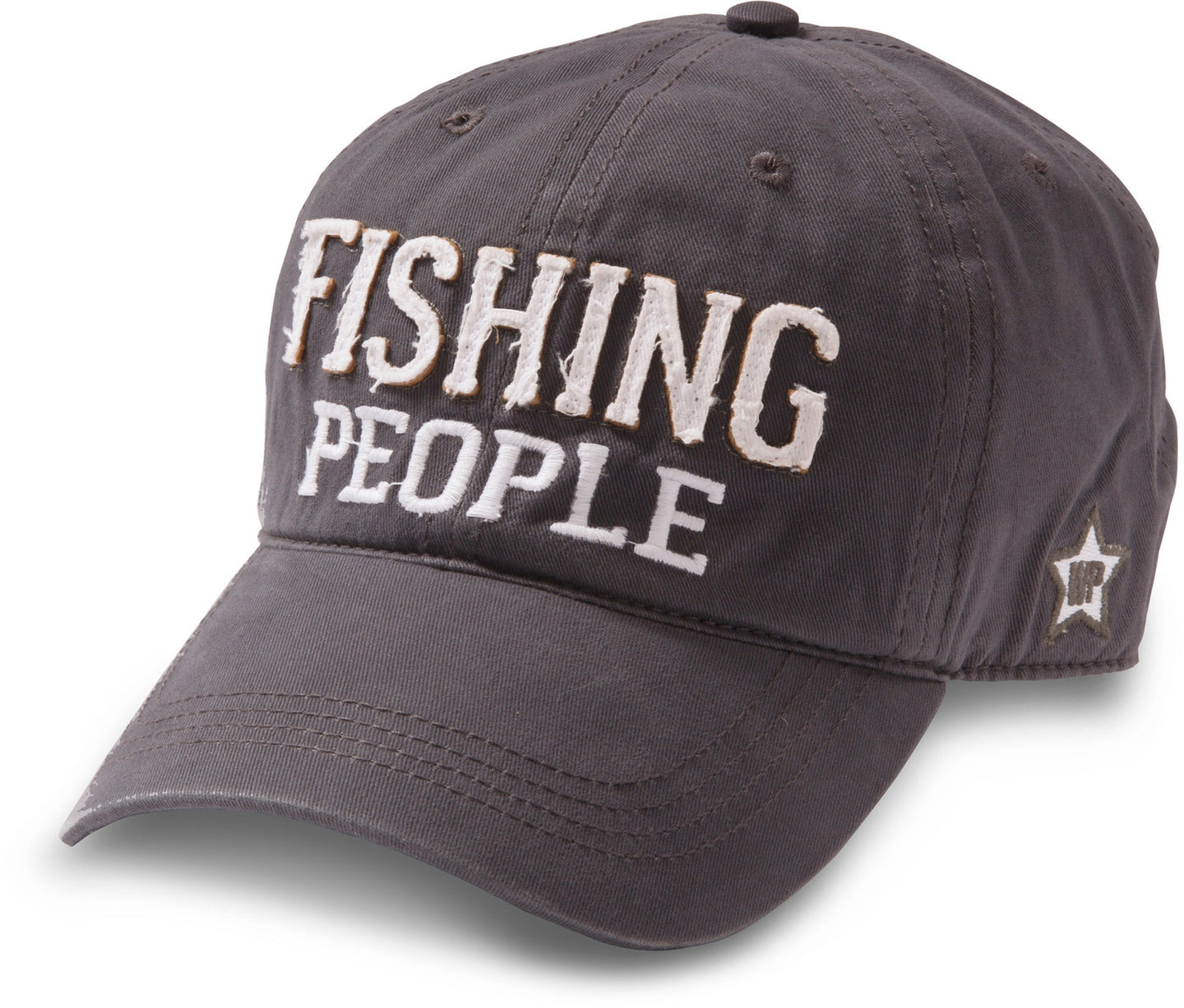 Pavilion Gift Company Fishing - Dark Gray Adjustable Hat