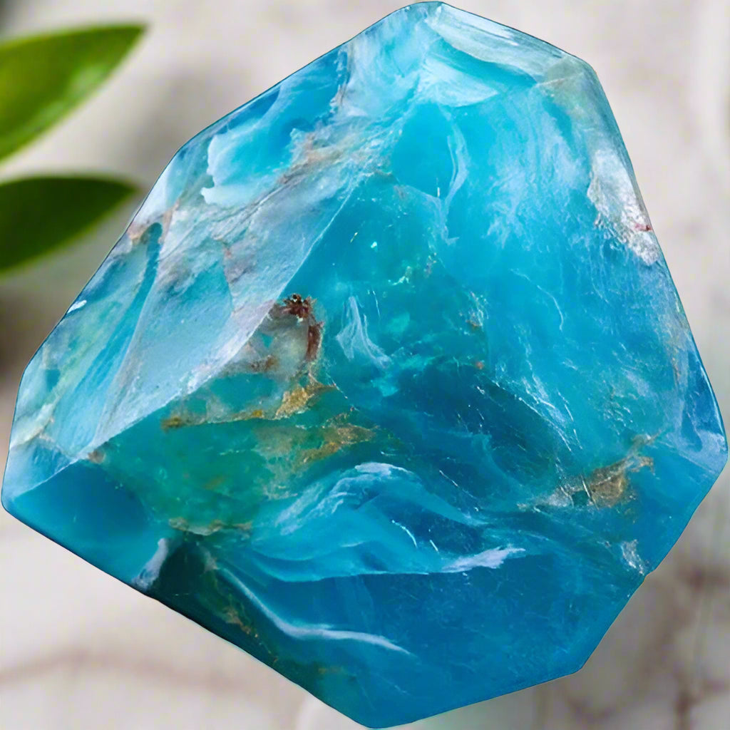 T.S. Pink SoapRock- Blue Agate