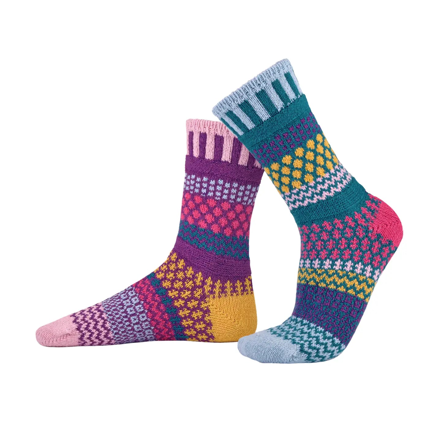 Solmate Socks Petunia Crew Socks