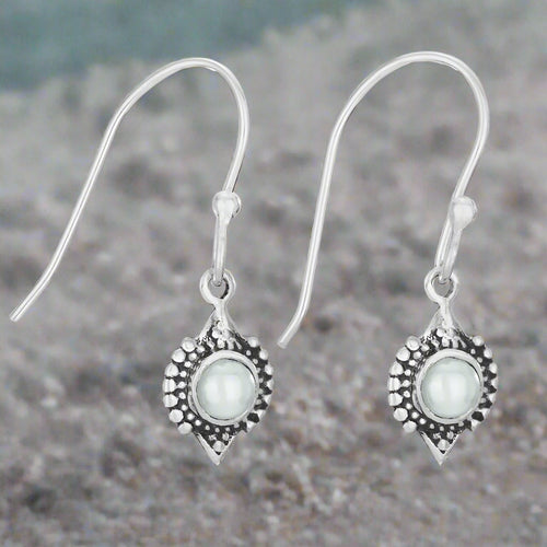Tiger Mountain Pretty Little Pearl Sterling Silver Earrings