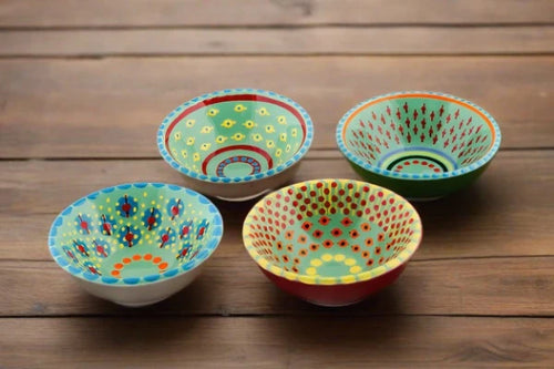 Potterswork Handcrafted Ceramic Tiny Bowl-Jasper Green