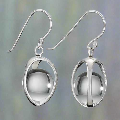 Tiger Mountain Jewelry Capture Your Attention Sterling Silver & Quartz Earrings-E2590
