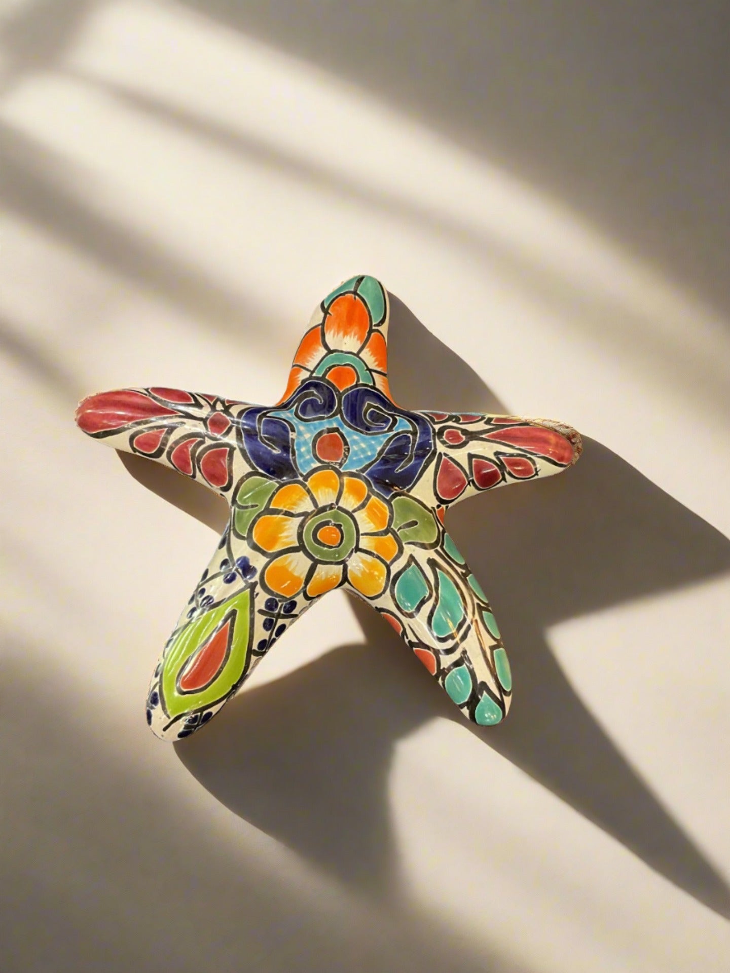 Hand Crafted Talavera Pottery Starfish