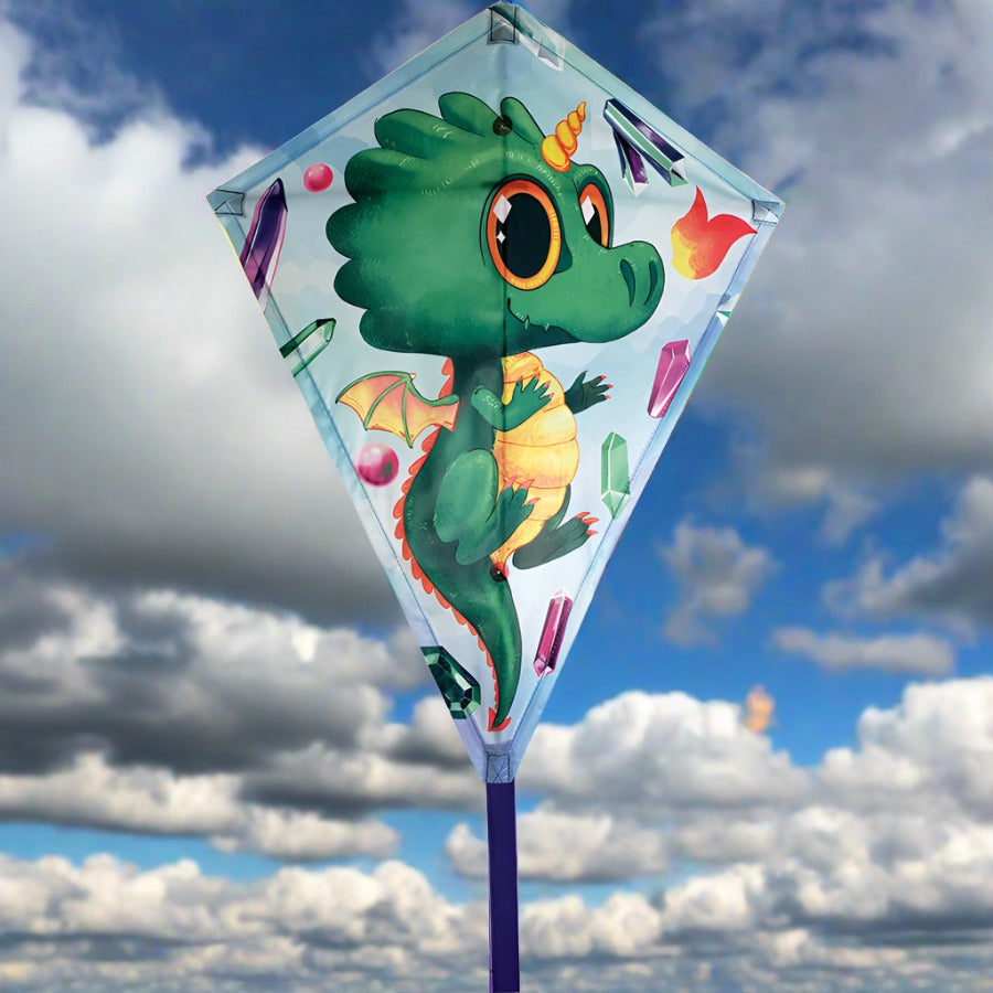 Premier Kites 25 in. Diamond Kite - Crystal Dragon Media 1 of 1