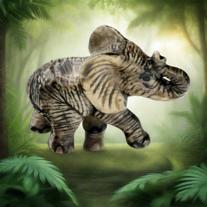 Little Critterz African Elephant Calf "Savanna" - miniature porcelain figurine