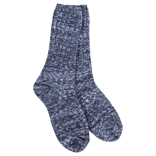 Crescent Sock Company Weekend Ragg Crew- Denim