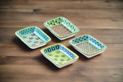 Potterswork Handcrafted Ceramic Tiny Dish-Jasper Green