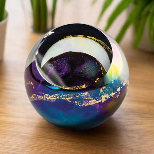 Glass Eye Studio Planetary Paperweight- Venus