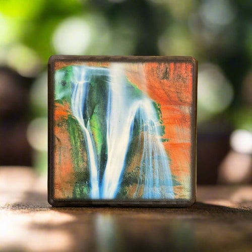 Illustrated Light Art Block-Waterfall 