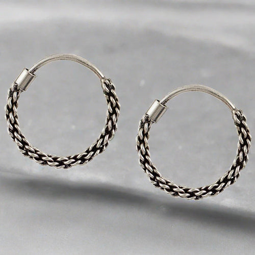 Tomas Braided Rope Endless Hoops - 20mm 21290