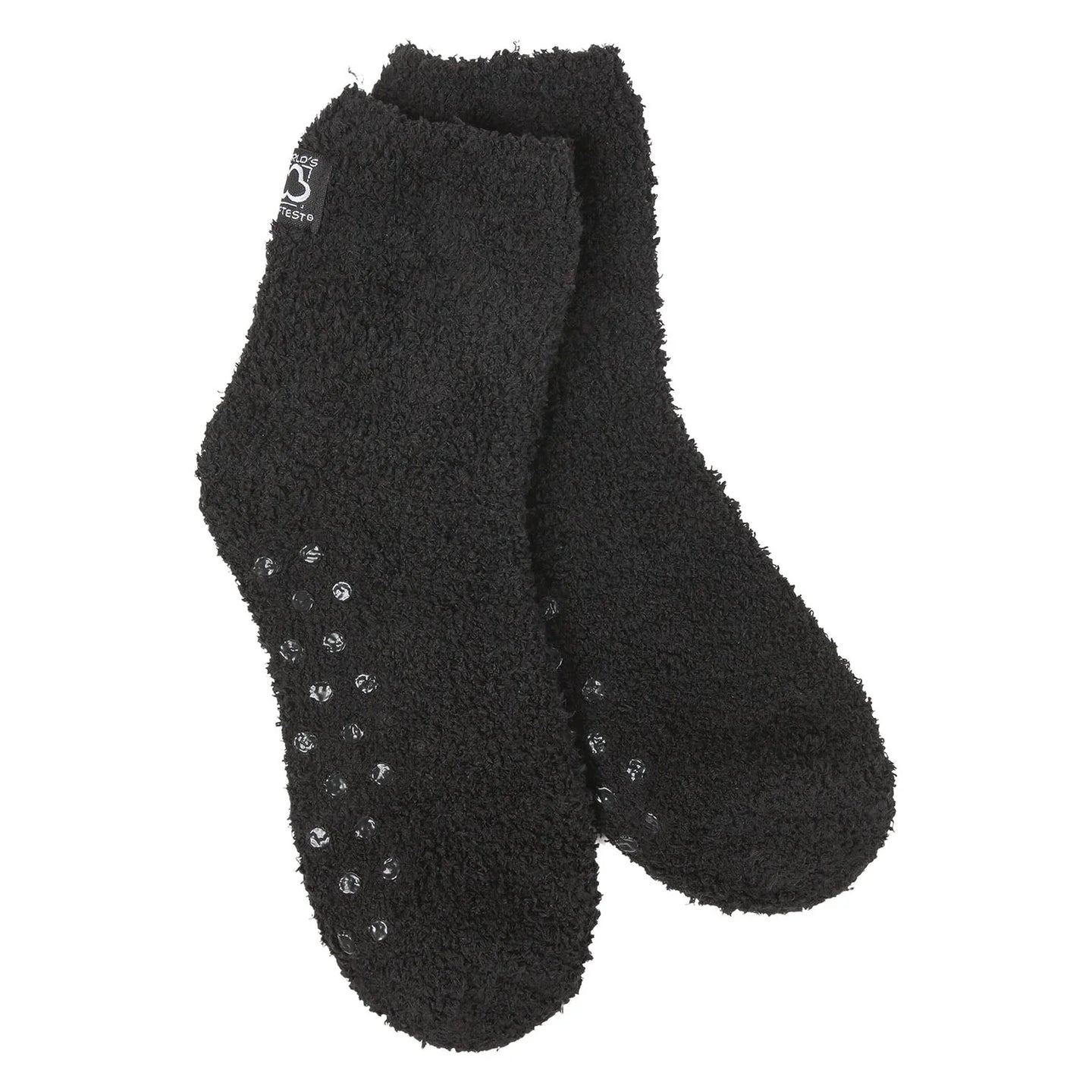 Crescent Sock Company Cozy Quarter w/ Grippers-Black