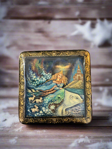 Russian Lacquer Box Snow Queen