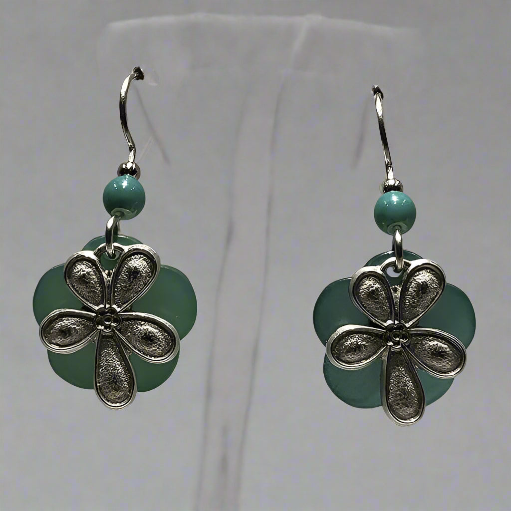 Silver Forest Earrings-NE-2096