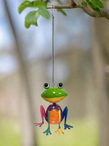 Continental Art Center Bouncing Frog Statue