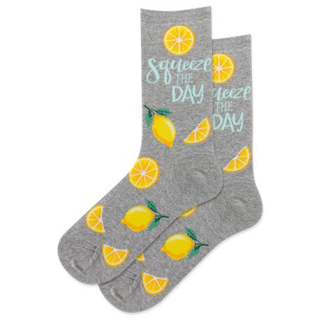 HOTSOX Women's Squeeze the Day Crew Sock