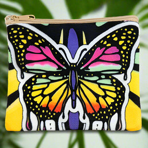 Drippy Butterfly Coin Purse