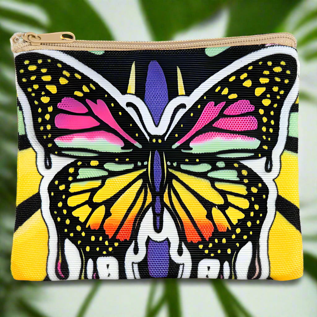 Drippy Butterfly Coin Purse