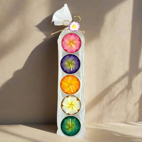 world buyers plumeria tea light 