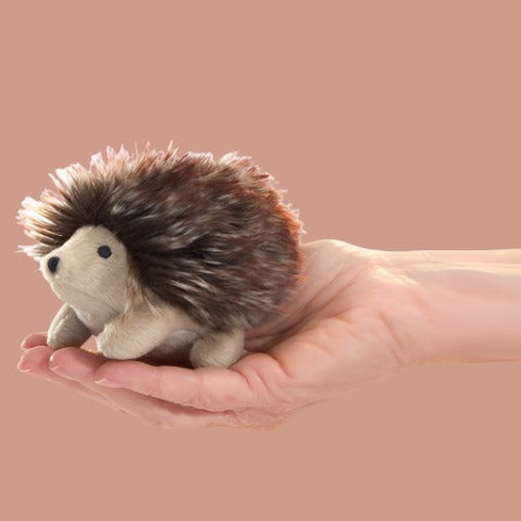 Folkmanis Mini Hedgehog Finger Puppet Media 1 of 1