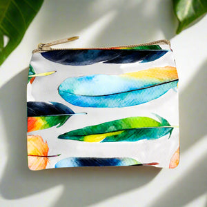 Feathers Coin Purse