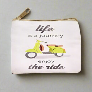 LIFE IS A JOURNEY COIN PURSE