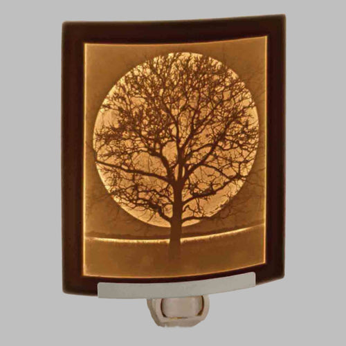 The Porcelain Garden Nightlight- MIDNIGHT MOON-NR230 Media 1 of 1
