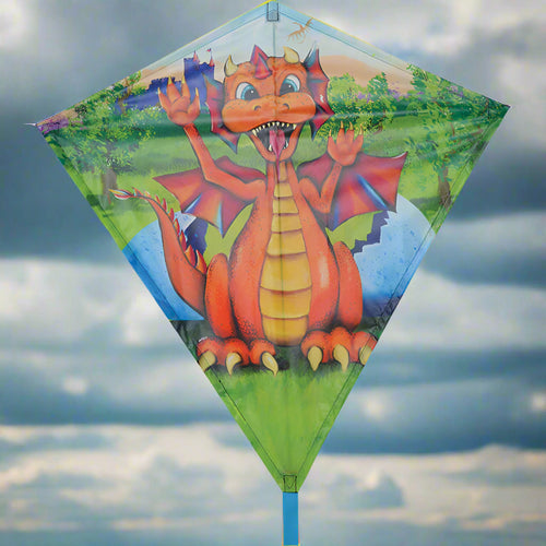 30 in. Diamond Kite - Baby Dragon